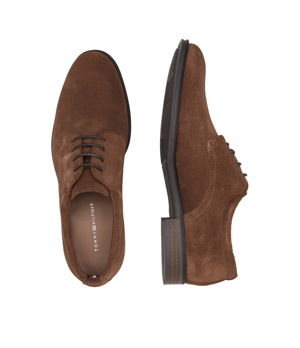 Кожаные броги casual hilfiger suede Tommy Hilfiger - коричневый(FM0FM05039)