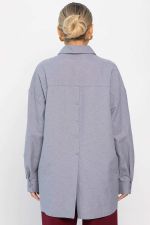 Рубашка Свободное падение (серая) Б14193-5М LT Collection