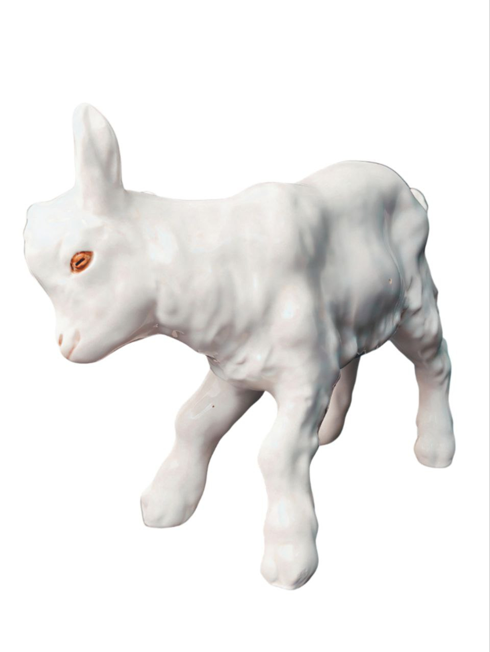 Фаянсовая статуэтка "Козленок" ЗиК Конаково