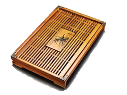 278171Y1 УЦЕНКА Чабань "Орхидея" l=43см, с металл.уголками, дерево