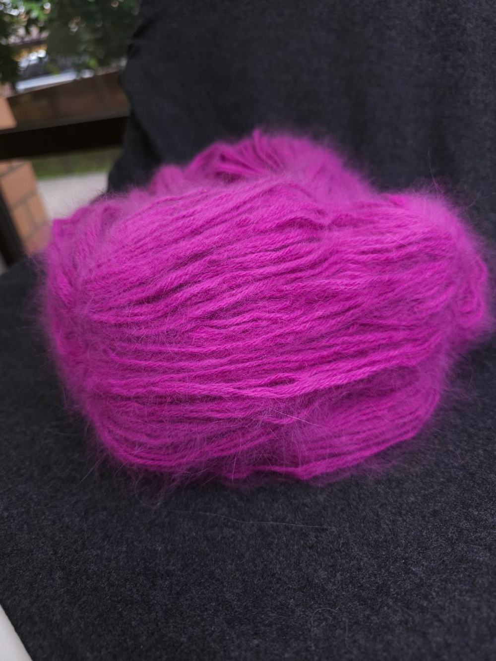 Итальянская пряжа в пасмах от BIAGIOLI MODESTO Angora 80, Spiky 3/17, 80% Ангора, 20% Нейлон