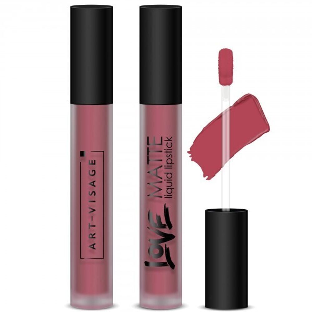 Жидкая матовая помада для губ ART-VISAGE "LOVE MATTE" - 54