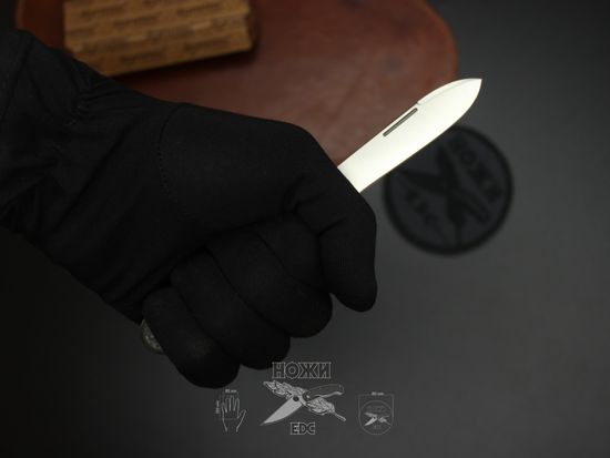 Складной нож Lion Steel "BARLOW Roundhead" L/CK0111 RCF c клинком из стали Böhler M390 Microclean®, рукоять титан / карбон