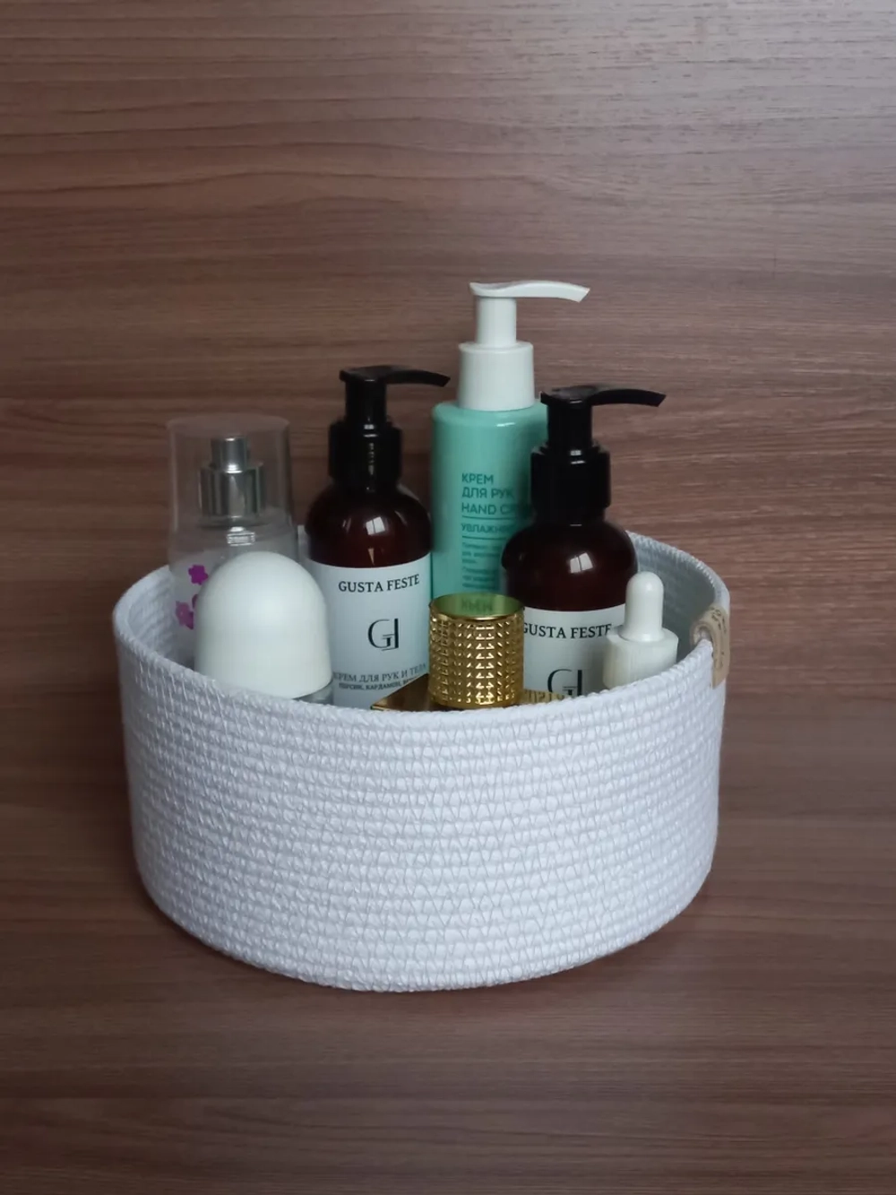 Корзина для хранения плетеная