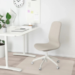 Офисный стул - IKEA LÅNGFJÄLL/LANGFJALL, 68x68x104см, бежевый, ЛОНГФЬЕЛЛЬ ИКЕА