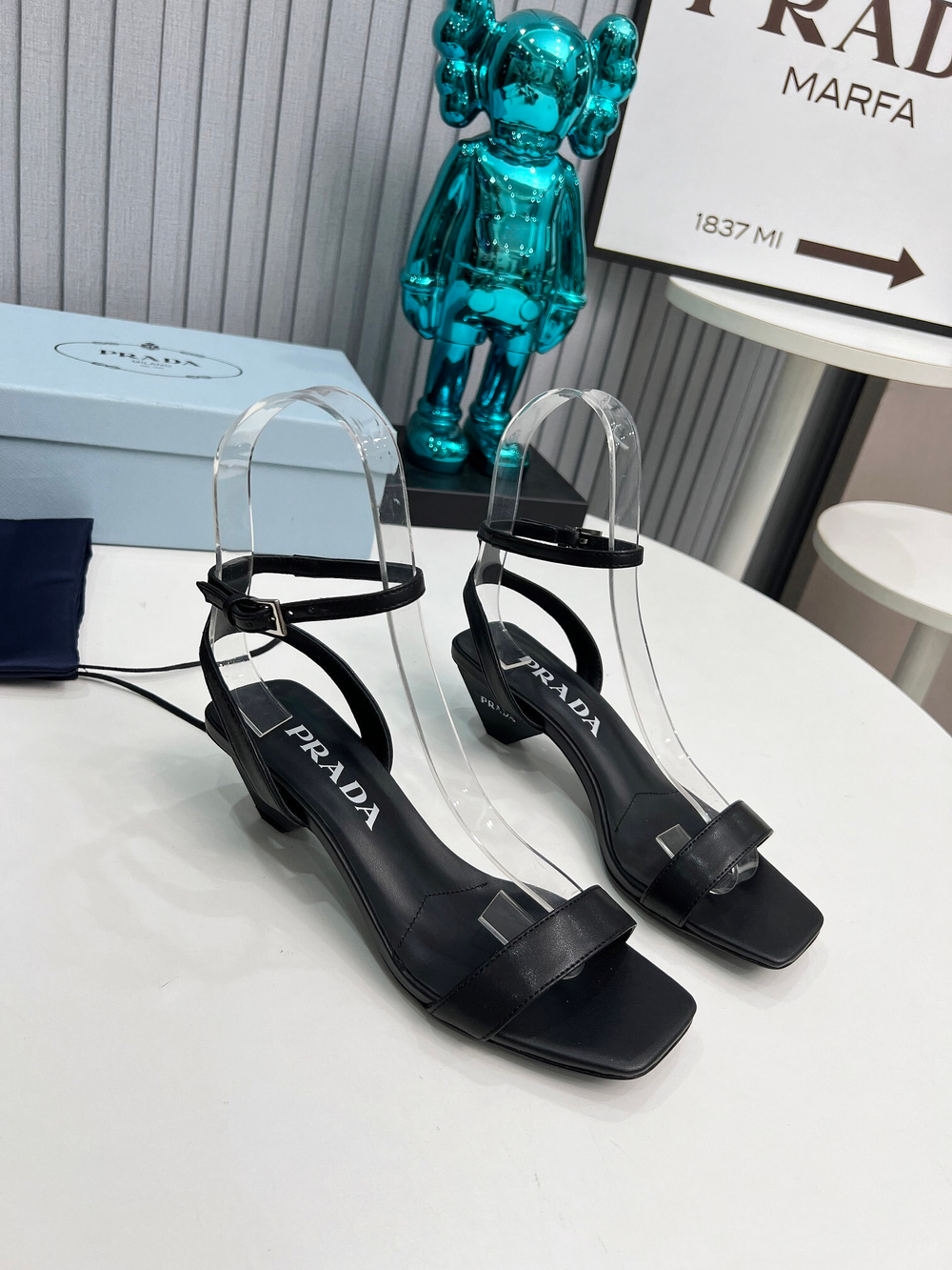 Prada Satin Sandals