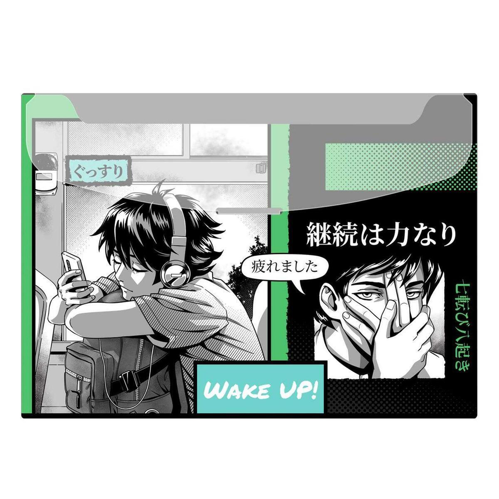 Папка для документов А4 пластиковая "Герои аниме комикс-1" (Феникс+)