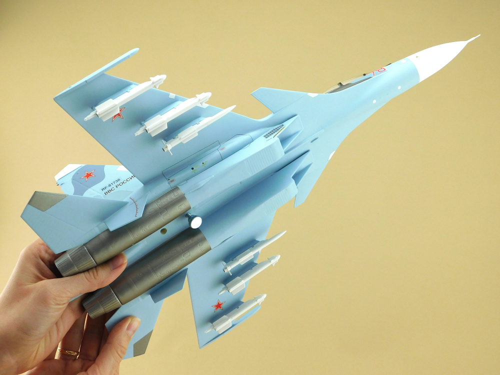 Модель самолета Су-30СМ (М1:48, ВВС России, RF-81738, 78)
