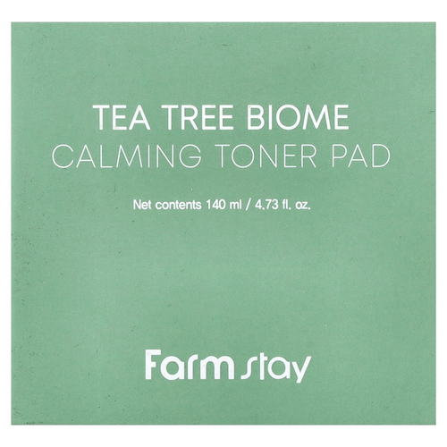 Farmstay, Tea Tree Biome, успокаивающий тонизирующий диск, 4,73 жидк. унция $ 12.99 (140 мл)