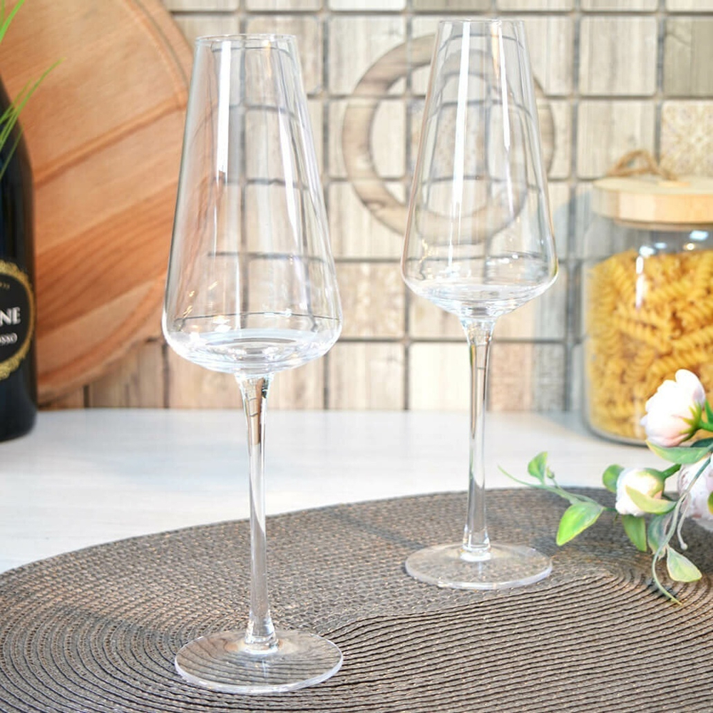 Набор бокалов для шампанского 2шт 250мл "Элегия" Jewel