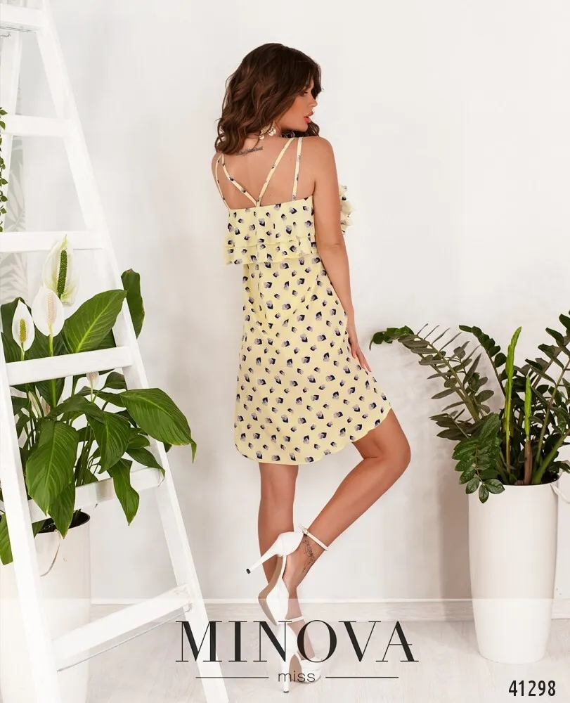 Платье 8627-желтый Minova
