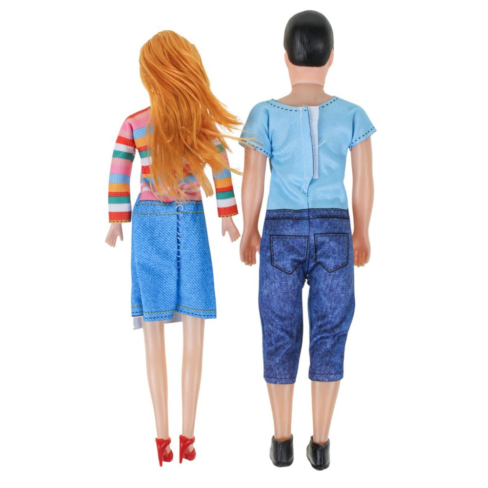 Кукла тип Модель на шарнирах с мужем, пакет V22-9