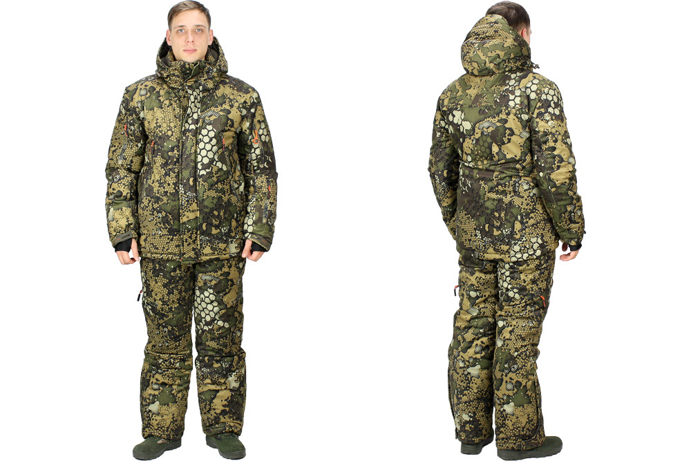 Костюм зимний ТРИТОН PRO -45 ЗИМА (ВЕЛЬБОА/БЕЖЕВЫЙ)