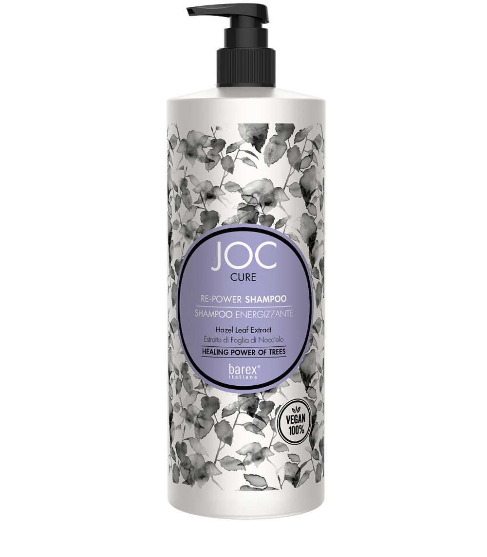 JOC CURE Шампунь энергозаряжающий с экстрактом листьев лесного ореха 1000 мл