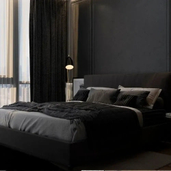 Краска Радуга Black для стен и потолков черная 0,9 л