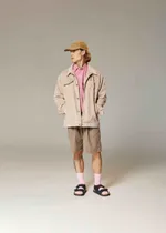 Куртка Called a Garment Corduroy work Светло-бежевая