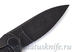Нож Ратата BLK #30 CKF (Коныгин, М390, титан, подшипники) Ratataфотография - 7