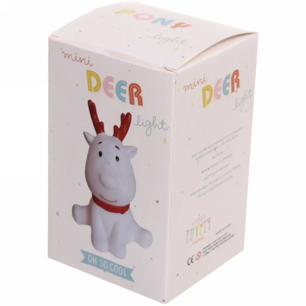 Светильник-ночник «Добрый сон-Новогодний олень» 13,5*10,5см LED на батарейках