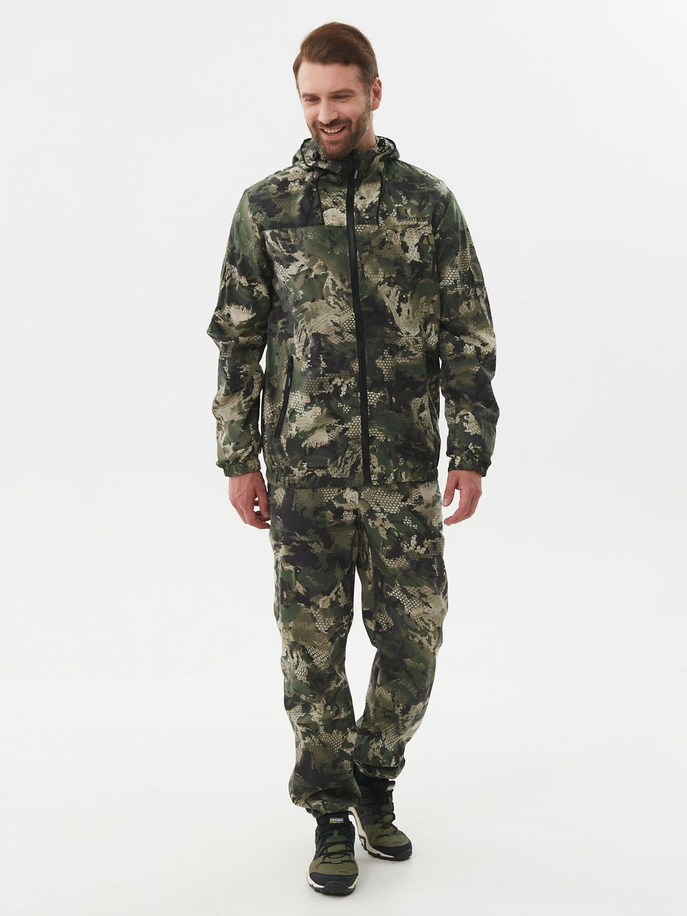 Костюм летний Стрелок-Антимоскит ткань Сорочка цвет Зеленый Питон