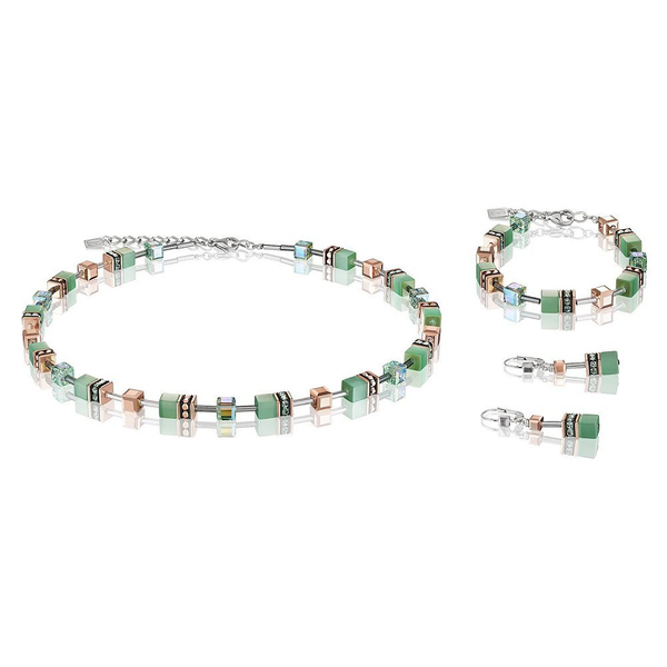 Колье Coeur de Lion Light Green 4016/10-0520 цвет зеленый