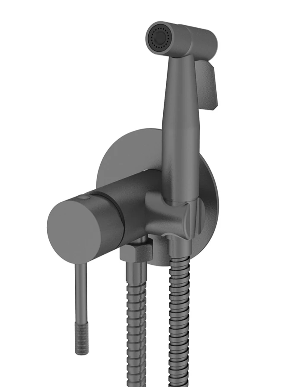 V403553G Смеситель для биде скрытого монтажа оружейная сталь VIEIR