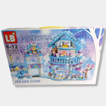 Конструктор лего LB+ Ice & Snow PRINCESS, NO.LB574 "Ледяной Замок Эльзы" с LED подсветкой, 2 фигурки, 411+ дет