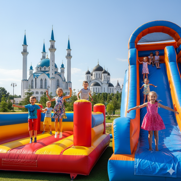 Батут купить в Нижнекамске – Надувные аттракционы БатутМастер
