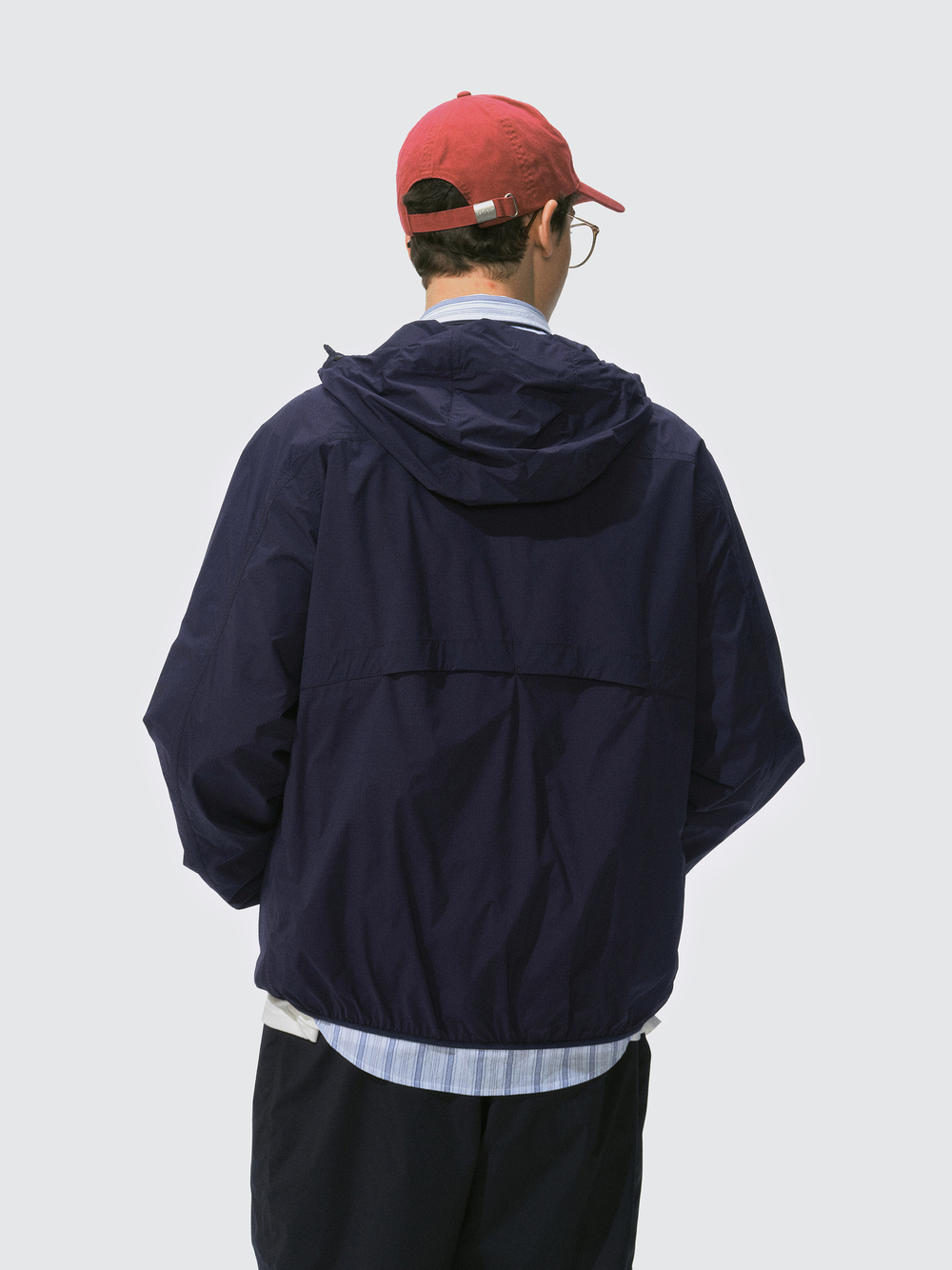 Куртка Nothomme Monterest Outdoor Packable Hooded Half-Zip Jacket with Reflective Logo Print