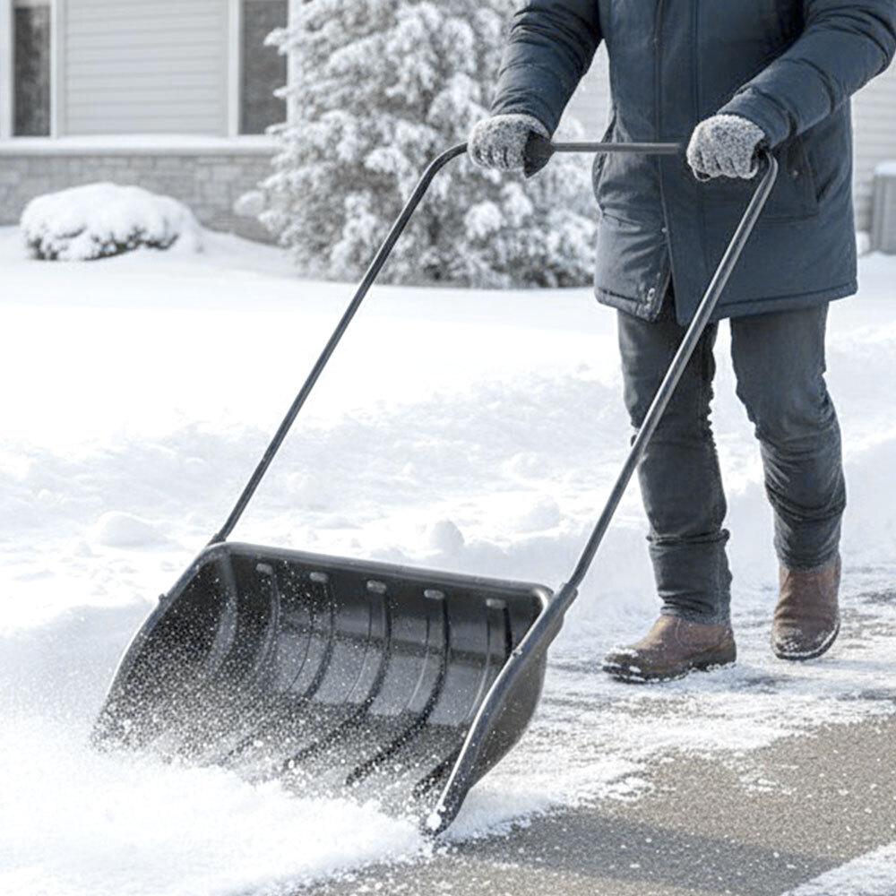 Скрепер "БИЗОН" с металлической ручкой 700х550"