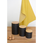 Банка для хранения керамическая farah, 480 мл, черная