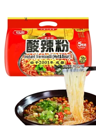 Рисовая вермишель кисло-острая Akuan 525 г (5 пачек)