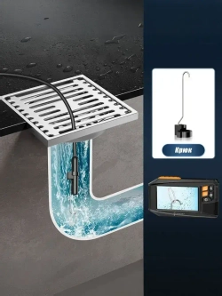 Видеобороскоп с 4,3-дюймовым дисплеем, изображением высокой четкости 5M 1920*1080P, подходит для обслуживания автомобилей и обнаружения трубопроводов