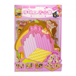 Наклейки для творчества - антистресс, 135*195 мм, "Десерты", MINI, 3D стикеры, 4 локации, 8 листов с наклейками, 10 шт/уп, пакет с европодвесом