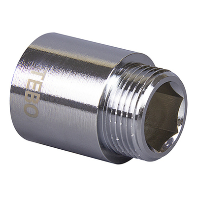 Удлинитель TEBO хромированный 1"x15 мм ВР/НР