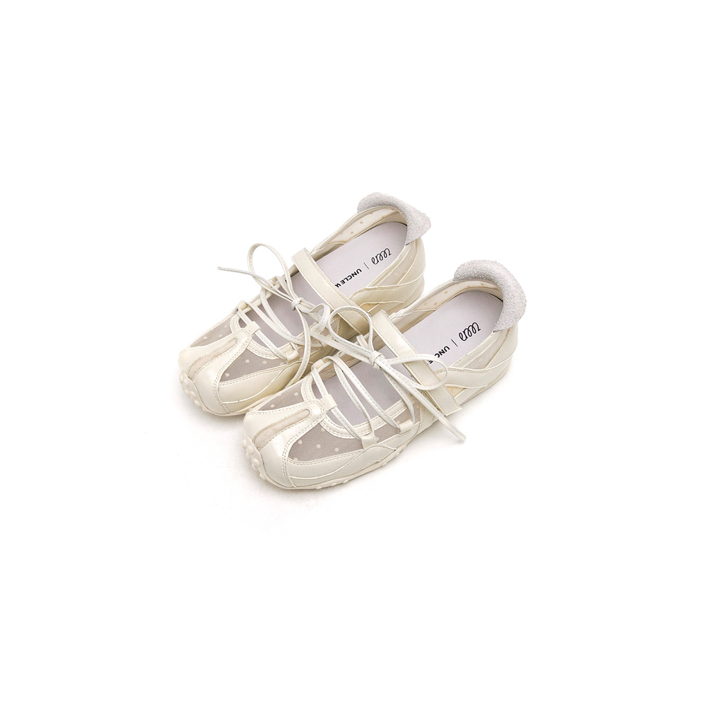 Unclewen Punk Summer Pu Mesh Height Increasing