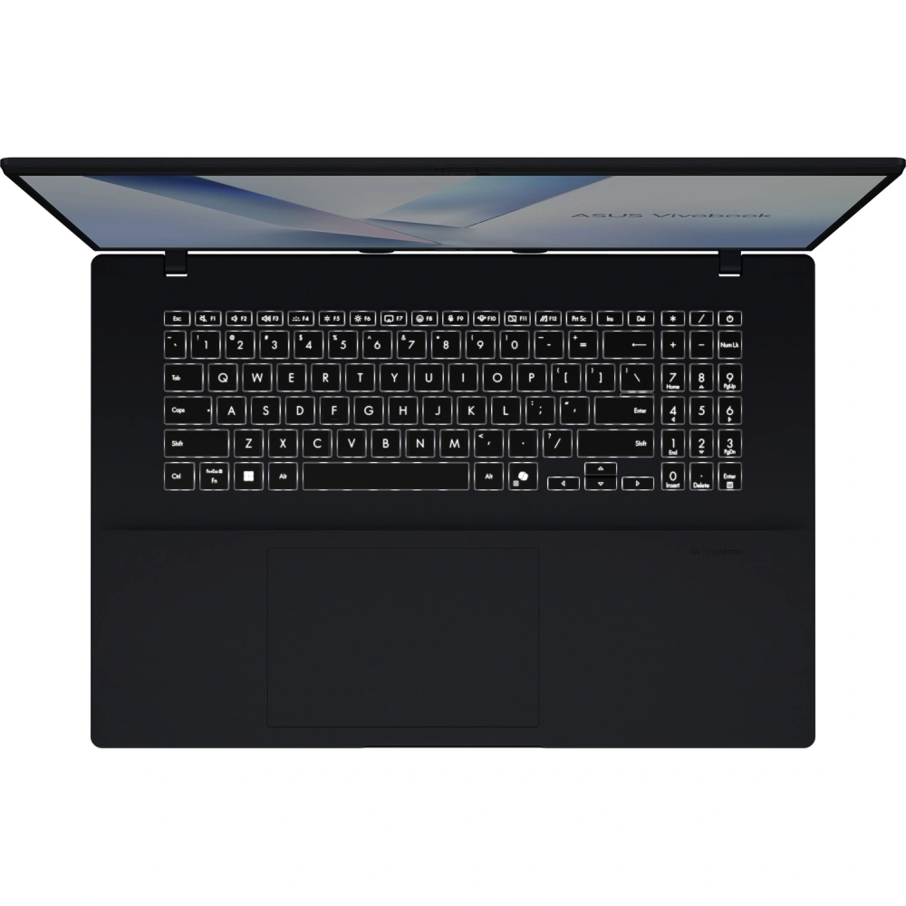 Ноутбук Asus Vivobook 18 M1807HA-S8025 Ryzen 7 260 16Gb SSD1Tb AMD Radeon 780M 18.4" IPS WUXGA (1920x1200) без ОС blue WiFi BT Cam (90NB15P1-M002S0)