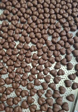 Конфеты шоколадные сердечки