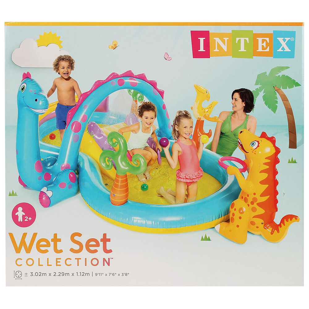 Игровой центр «Динозавр», с распылителем, 333х229х112 см, от 3 лет 57135NP/134433