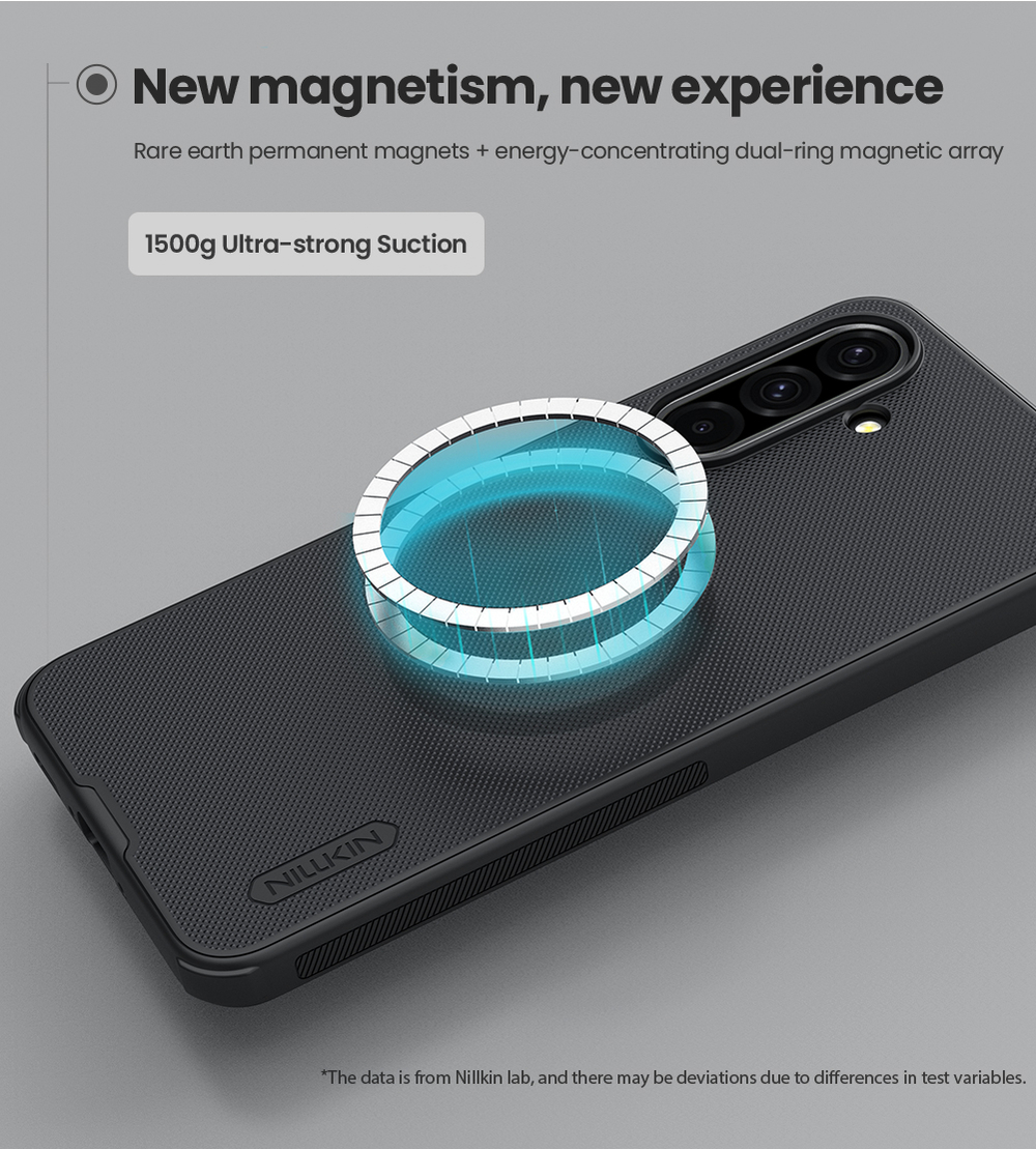 Чехол c встроенным круглым магнитом для Samsung Galaxy A36 5G, серия Super Frosted Shield Pro Magnetic от Nillkin