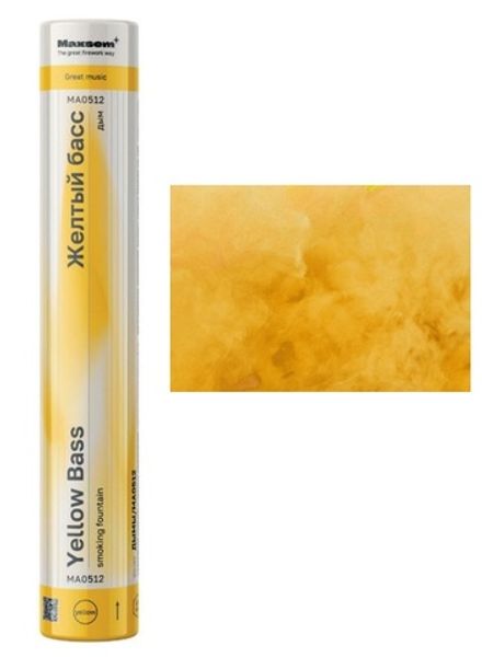 Дым цветной "Yellow Bass" MA0512 Yellow *1"  (1/20)