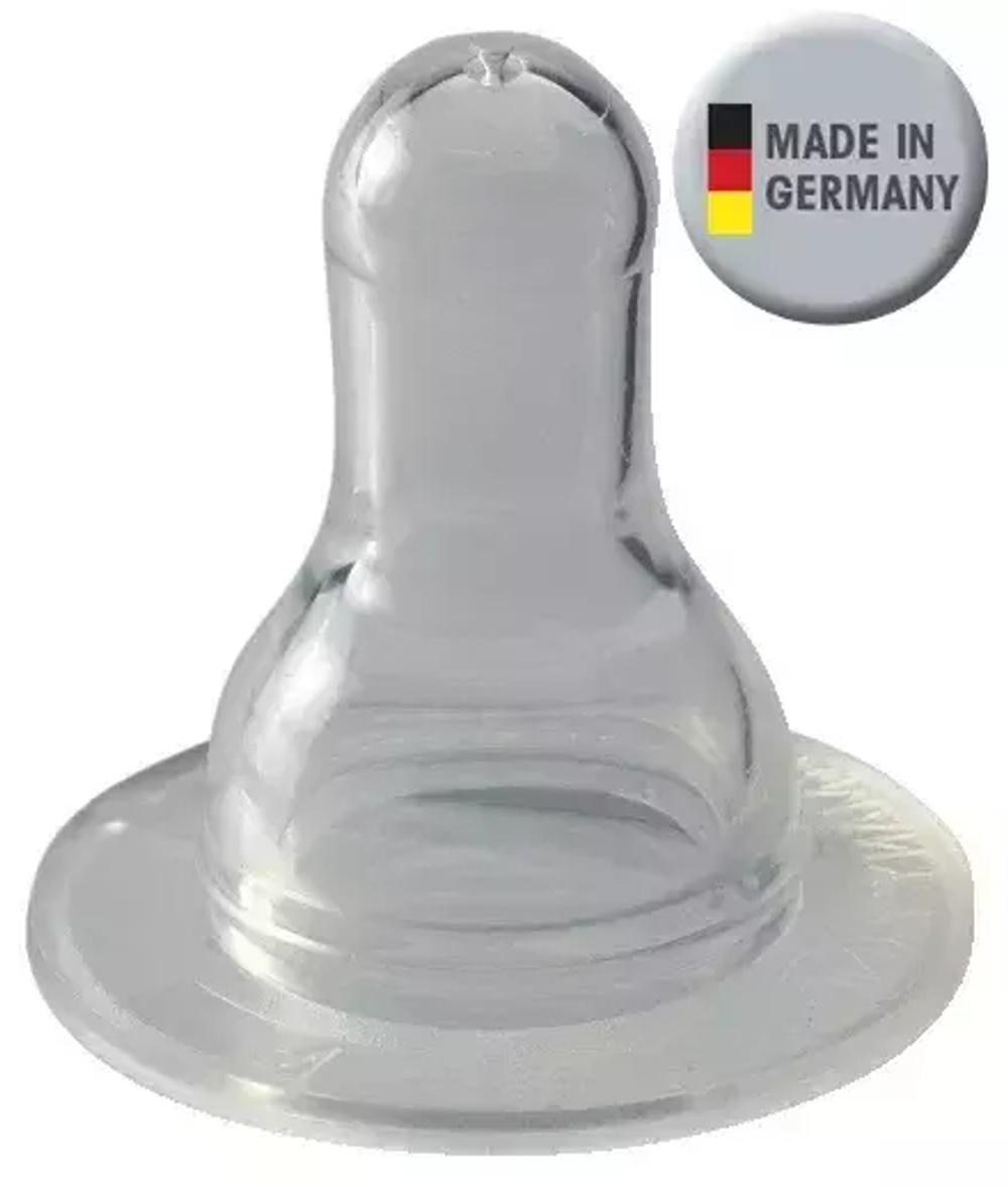 Соска силиконовая для бутылочки NiP "Cherry" S 2 шт. с 0 месяцев