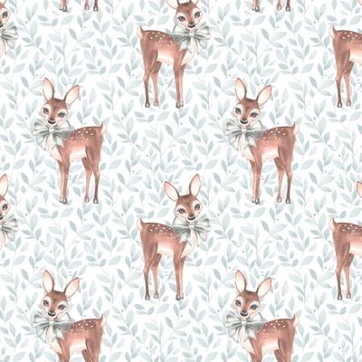 Олени | Голубые листья