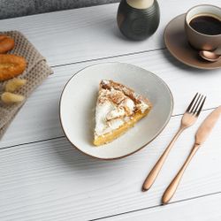 Салатник 600 мл 20,9*18,7 cм h6,5 cм White Matt New Brown Taiga P.L. [3]