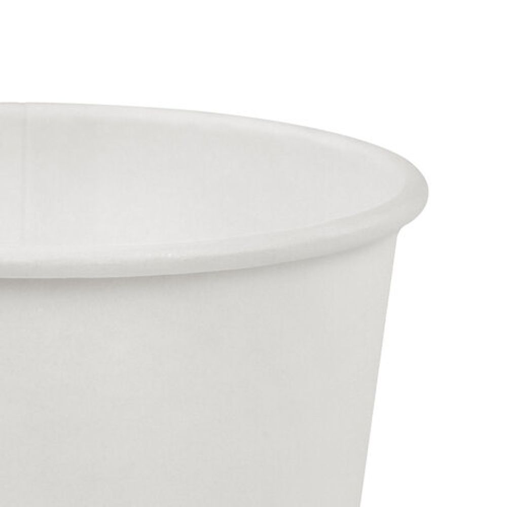 Стакан одноразовый бумажный 350/410 мл, D 90 мм, белый, КОМПЛЕКТ 1000 шт., холодное/горячее, WELDAY (ВЭЛДЭЙ), 702690