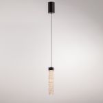 Подвесной светильник MD24030028-1A matt black/clear