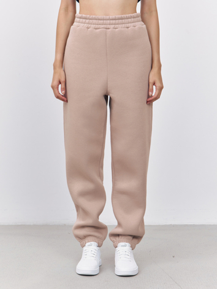 Брюки женские с начесом (какао)