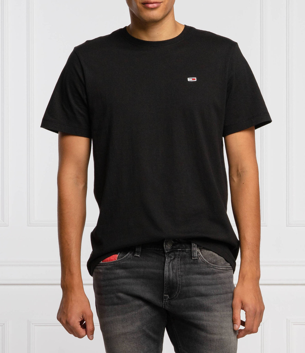 футболка tjm classic Tommy Jeans - черный(DM0DM09598)