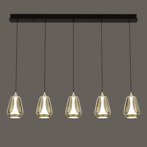 Подвесной светильник MD24001011-5B brass/champagne