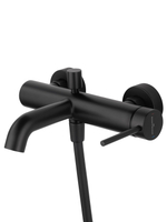 Смеситель для ванны с душем WONZON & WOGHAND STICK, Черный матовый (WW-88639017-MB)