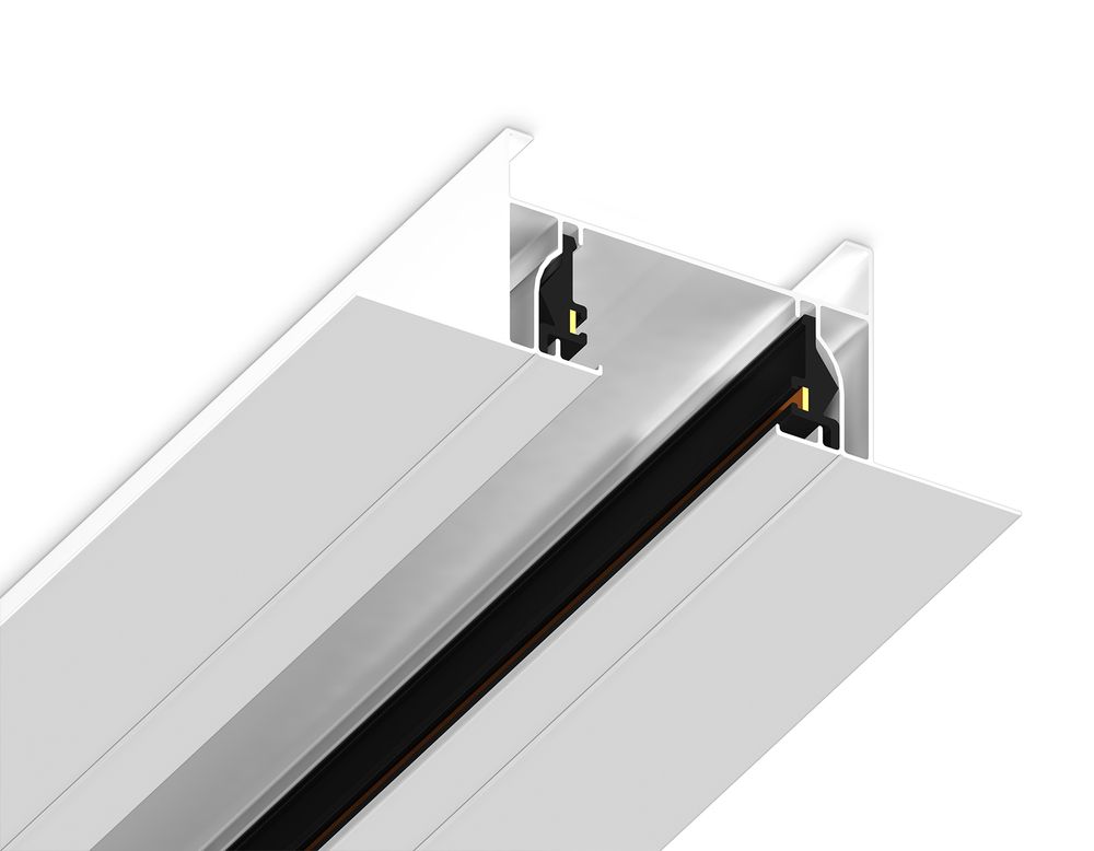 Ambrella Шинопровод встраиваемый однофазный Standard 220V 1m (ввод питания, 1 заглушка, крепление в комплекте) Standard 220V GL7121